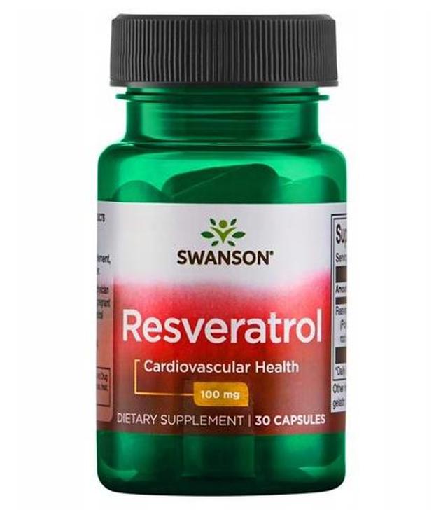 SWANSON Resveratrol 100 mg - 30 kaps.