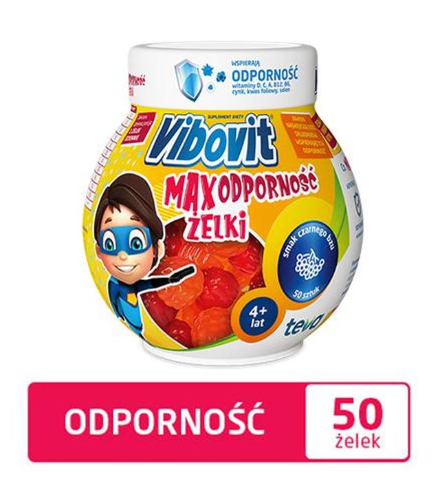 VIBOVIT MAX ODPORNOŚĆ Żelki, 50 sztuk - ważny do 2025-03-29