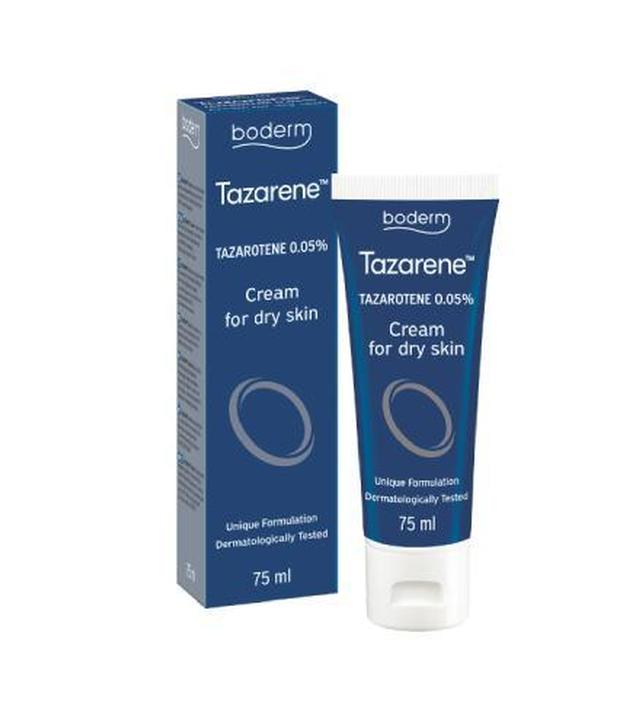 Tazarene Tazarotene 0,05% Krem do skóry suchej, 75 ml