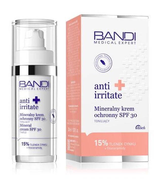 Bandi Anti Irritate Mineralny krem ochronny SPF 30 tonujący - 30 ml - cena, opinie, właściwości