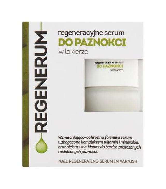 REGENERUM Regeneracyjne serum do paznokci w lakierze - 8 ml - cena, właściwości, opinie