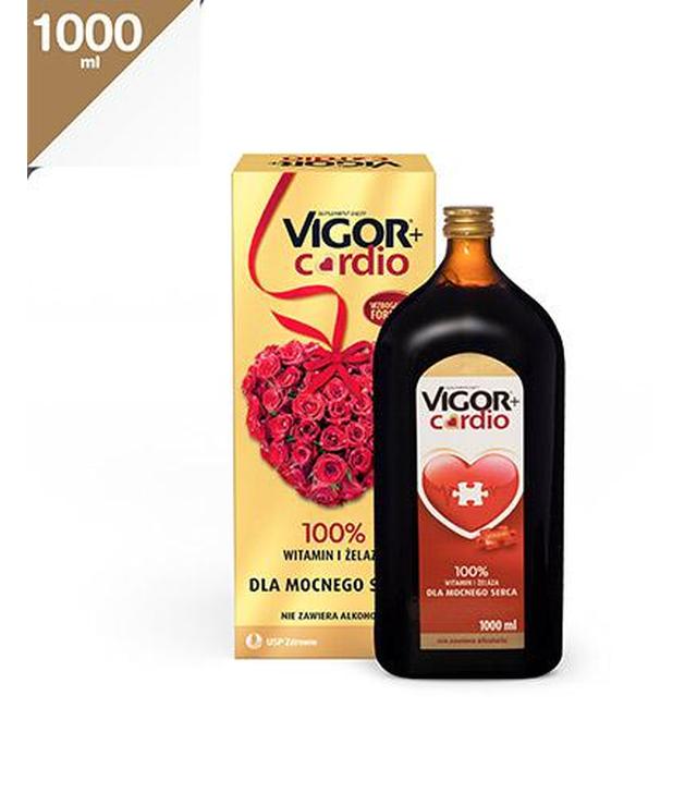 VIGOR+ CARDIO Tonik, 1000 ml. Dla mocnego serca, cena, opinie, właściwości