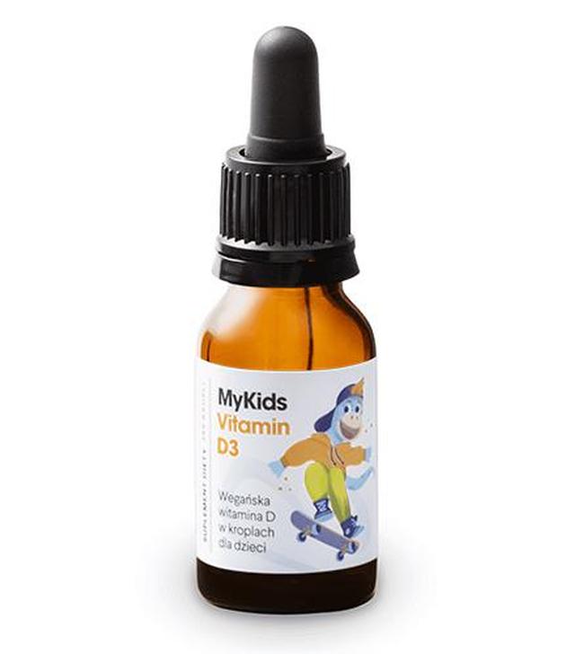 Health Labs Care MyKids Vitamin D, 9,7 ml. Wegańska witamina Dwkroplach dla dzieci, cena, opinie, stosowanie