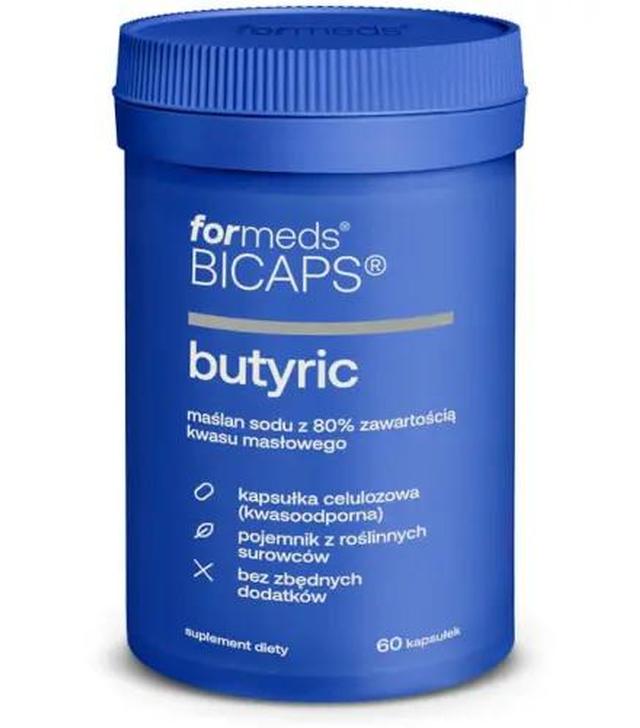 ForMeds Bicaps Butyric 240 mg kwasu masłowego, 60 kapsułek