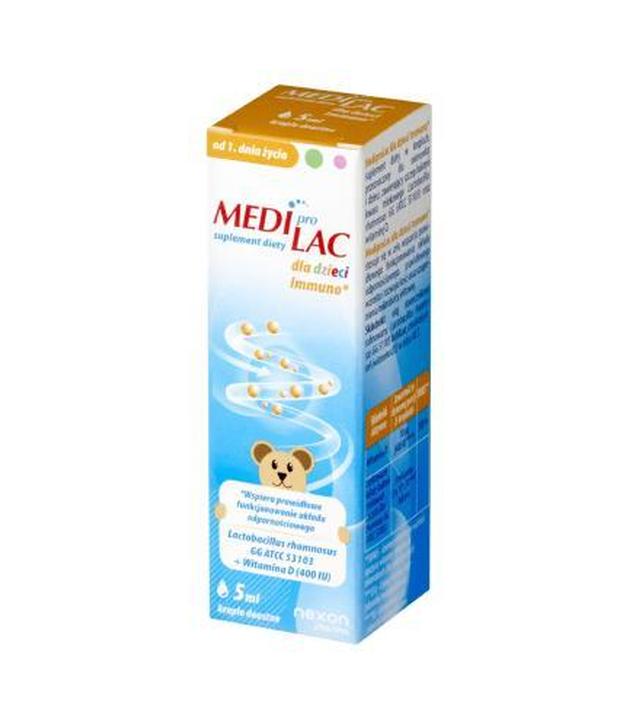 Mediprolac Immuno dla dzieci krople, 5 ml