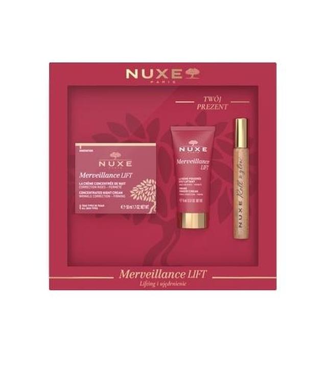 Nuxe Merveillance Lift Zestaw 2025 Krem na noc + krem na dzień + HP roll-on