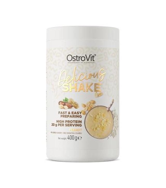 OstroVit Delicious Shake smak arachidowy, 400 g