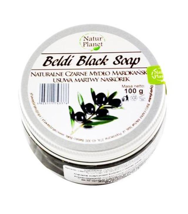 NATUR PLANET Naturalne czarne mydło marokańskie - 100 g - oczyszczanie skóry - cena, właściwości, opinie