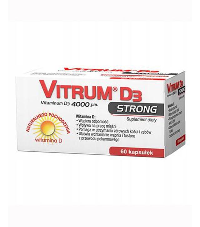 Vitrum D3 Strong 4000 IU, 60 kaps.