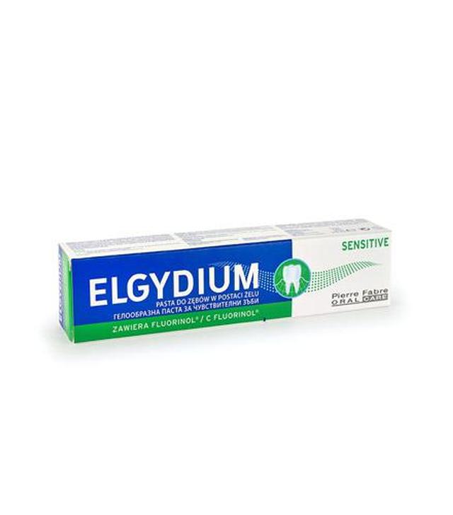 Elgydium Sensitive Pasta do zębów w postaci żelu - 75 ml - cena, opinie, właściwości