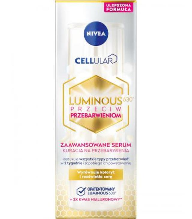 NIVEA Cellular Luminous630® Zaawansowane serum Kuracja na przebarwienia, 30 ml