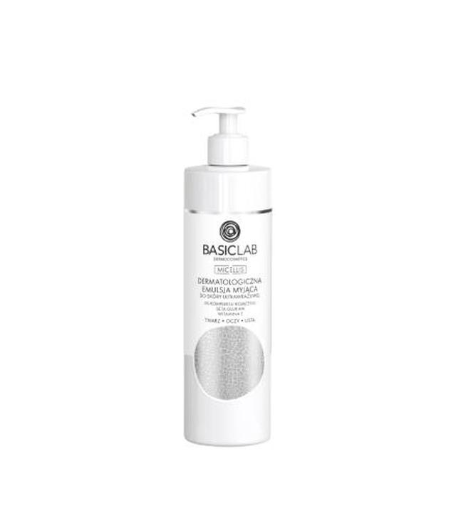 Basiclab Micellis dermatologiczna emulsja myjąca do skóry ultrawrażliwej, 300 ml