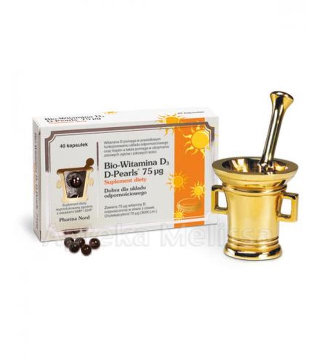 BIO-WITAMINA D3 PEARLS 75µg - 40 kaps.