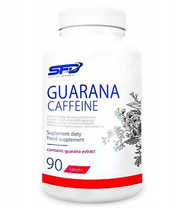 SFD Guarana Caffeine, 90 tabl. cena, opinie, stosowanie
