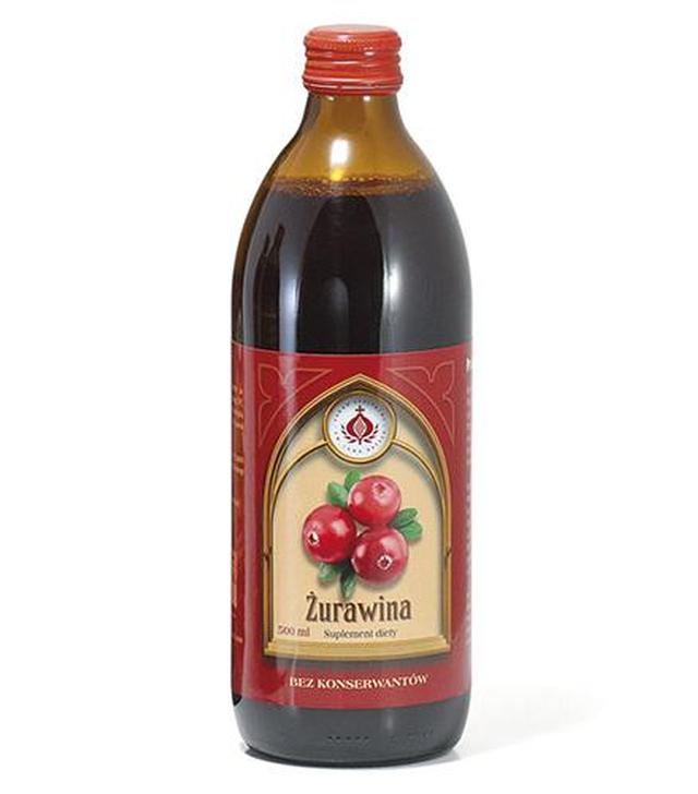 Boni Fratres  Sok z Żurawiny - 500 ml - cena, opinie, wskazania