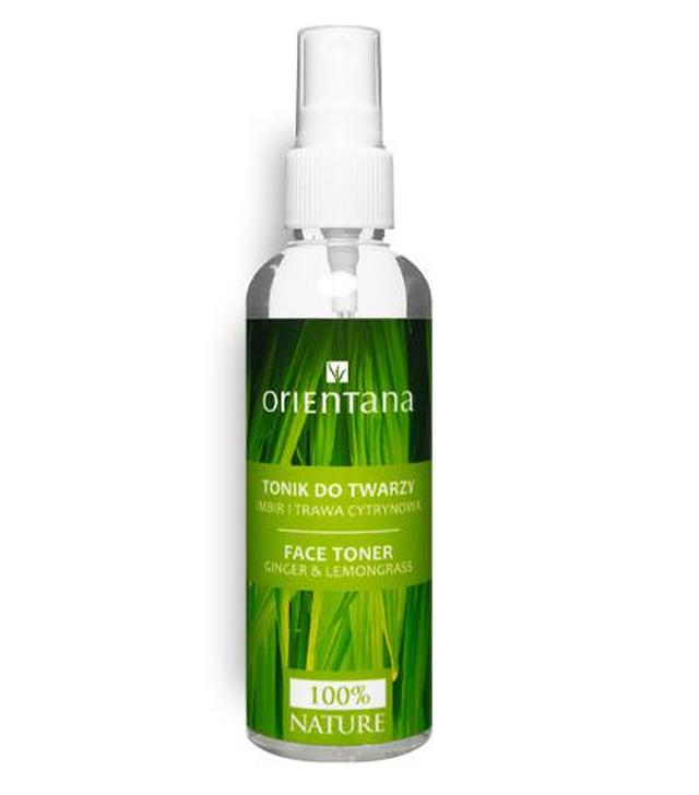 ORIENTANA Tonik do twarzy imbir i trawa cytrynowa - 100 ml