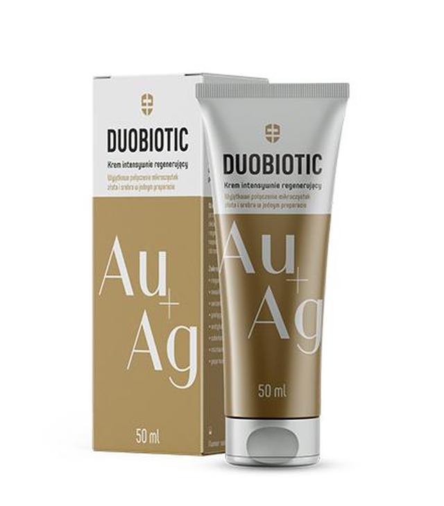 Duobiotic Krem intensywnie regenerujący Au + Ag, 50 ml