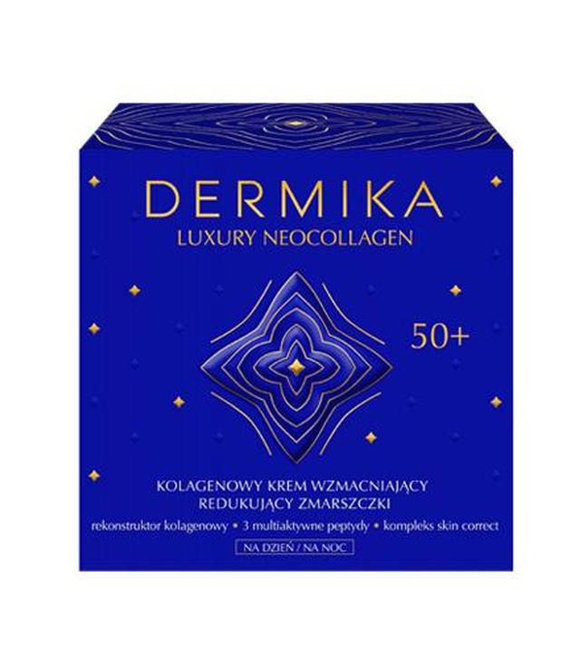 Dermika Luxury Neocollagen Krem wzmacniający dzień / noc 50 +, 50 ml, cena, opinie, skład