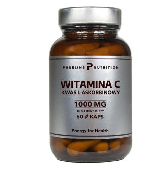 PURELINE NUTRITION Witamina C 1000 mg, 60 kapsułek