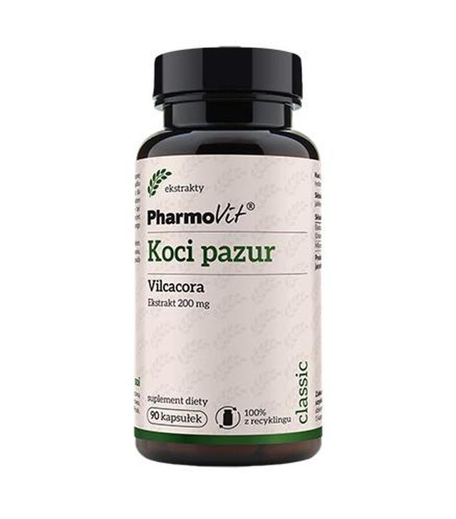 PharmoVit Koci pazur 200 mg, 90 kaps., cena, opinie, właściwości
