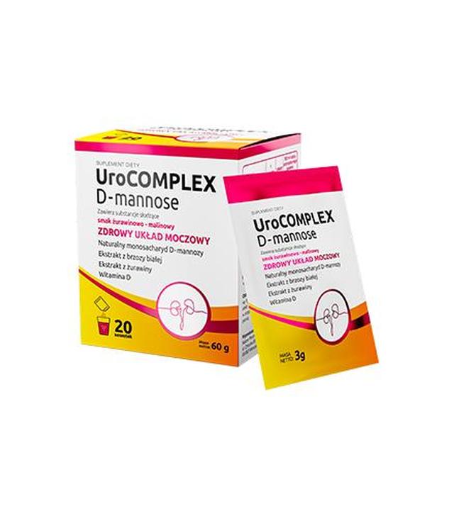 Nature Pharm UroComplex D-mannose, saszetki, 20 sztuk