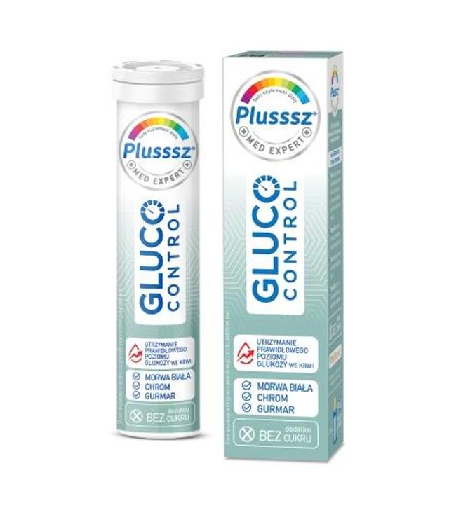 Plusssz Gluco Control, tabletki musujące, 20 sztuk
