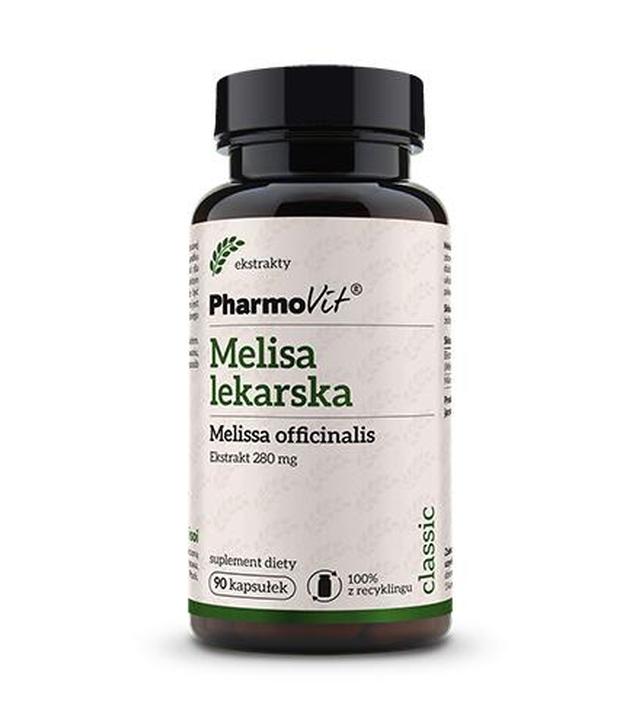 PharmoVit Melisa lekarska 280 mg, 90 kaps., cena, opinie, właściwości