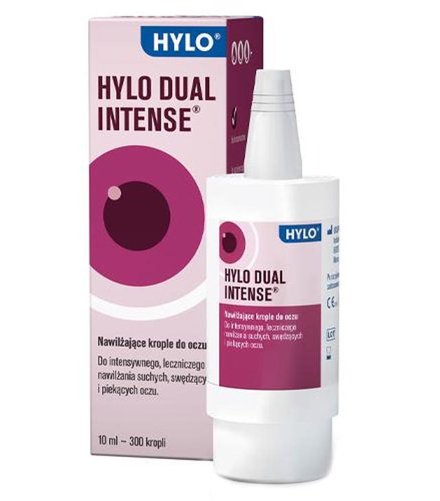 Hylo Dual Intense Nawilżające krople do oczu z ektoiną, 10 ml