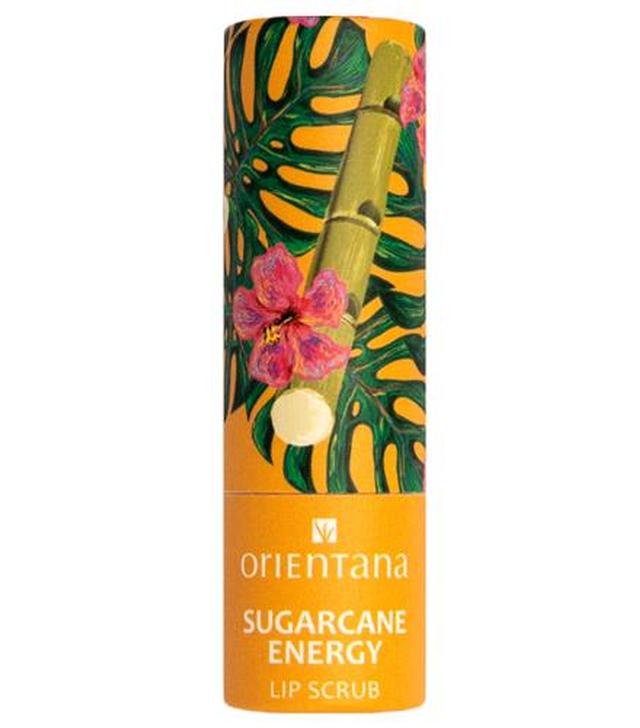 Orientana Naturalny peeling do ust sugarcane energy - 4,2 g - cena, opinie, właściwości
