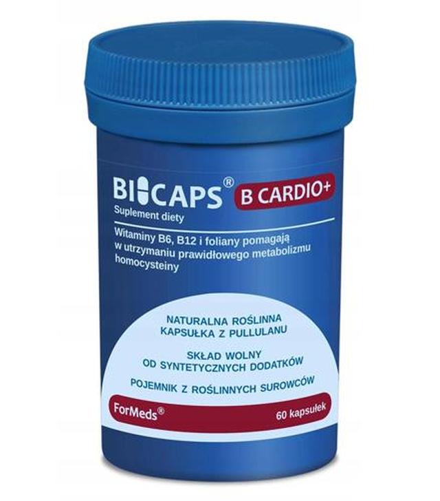BIOCAPS B CARDIO+ - 60 kaps. - cena, opinie, właściwości