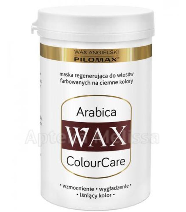 PILOMAX WAX COLOURCARE ARABICA Maska regenerująca do włosów farbowanych ciemne kolory - 480 g - cena, opinie, właściwości