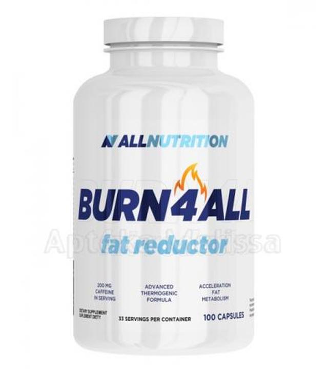 ALLNUTRITION Burn4all fat reductor, 100 kapsułek