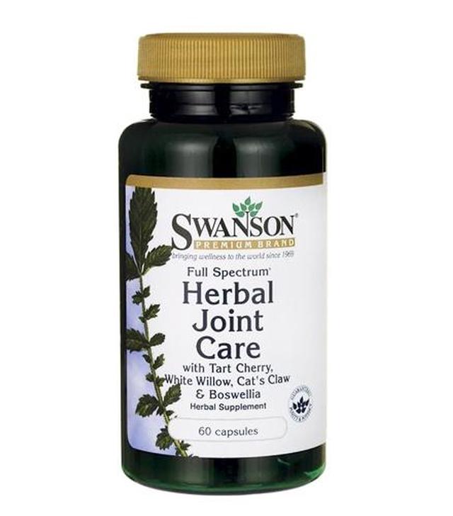 SWANSON Full Spectrum Herbal Joint Care - 60 kaps. Na bóle stawów - cena, opinie, stosowanie