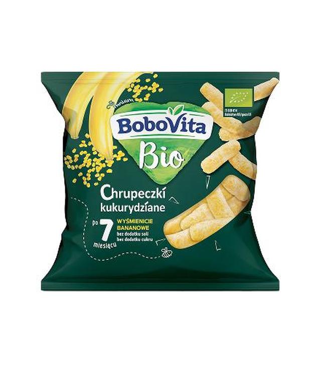 BoboVita Bio Chrupeczki kukurydziane wyśmienicie bananowe po 7 m-cu - 20 g - cena, opinie, właściwości