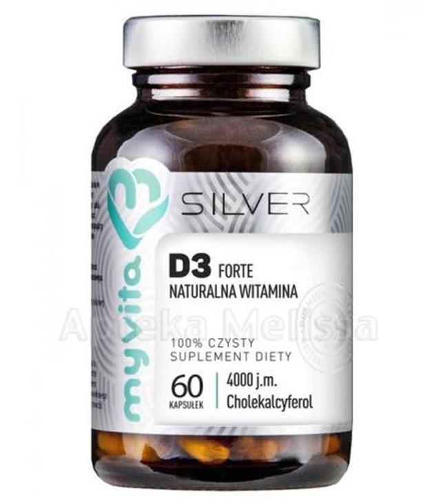 MYVITA SILVER Naturalna witamina D3 4000 j.m. - 60 kaps.