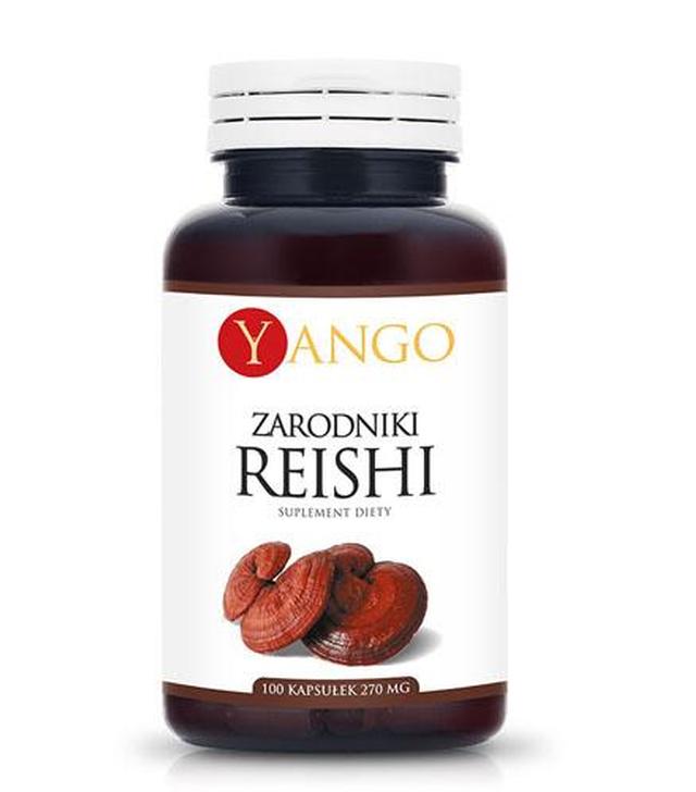 YANGO Zarodniki Reishi 270 mg - 100 kaps. - cena, opinie, właściwości