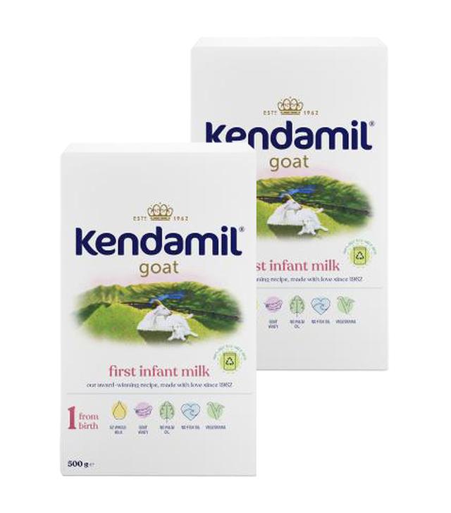Kendamil 1 Kozie mleko dla niemowląt, 2 x 500 g