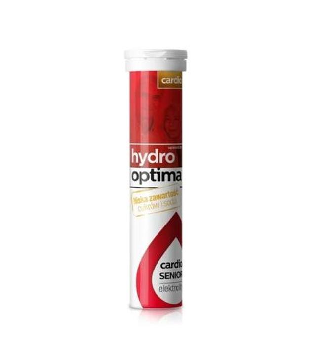 Hydrooptima Senior Cardio, tabletki musujące, 20 sztuk