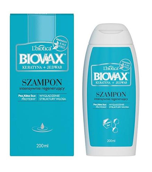 BIOVAX Intensywnie regenerujący szampon z kreatyną i jedwabiem - 200 ml