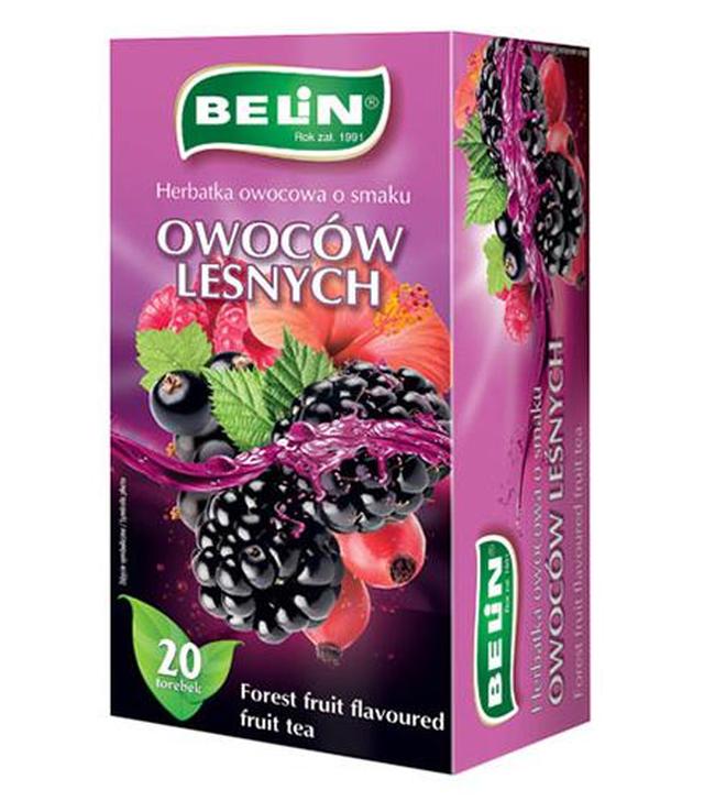 Belin Herbatka owocowa o smaku owoców leśnych, 20 x 2 g, cena, wskazania, opinie