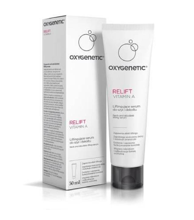Oxygenetic Relift vitamin A, liftingujące serum do szyi i dekoltu, 50 ml