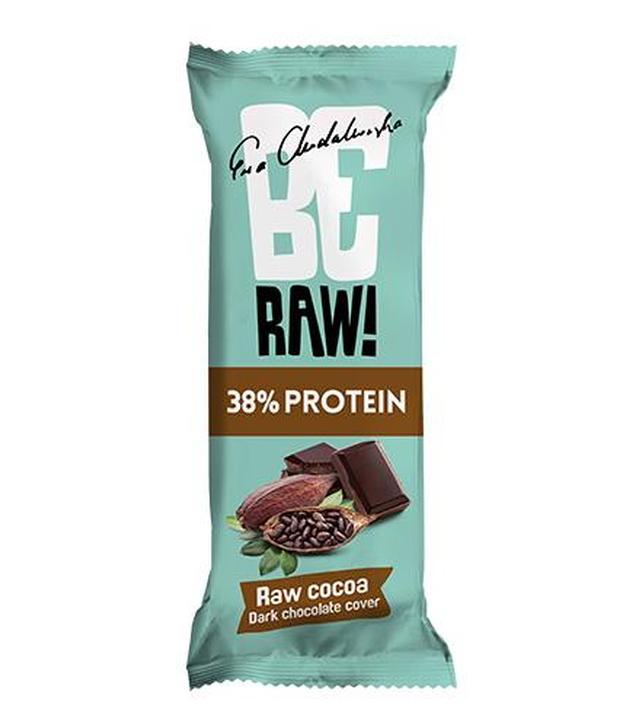 BeRAW! Protein, Baton Proteinowy, 38% białka, surowe kakao w gorzkiej czekoladzie, 40 g