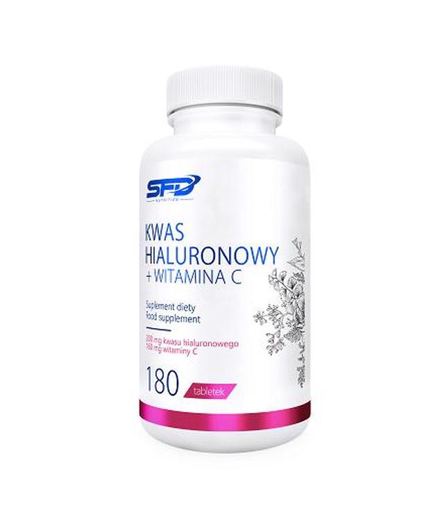 SFD Kwas Hialuronowy + Witamina C, 180 tabletek