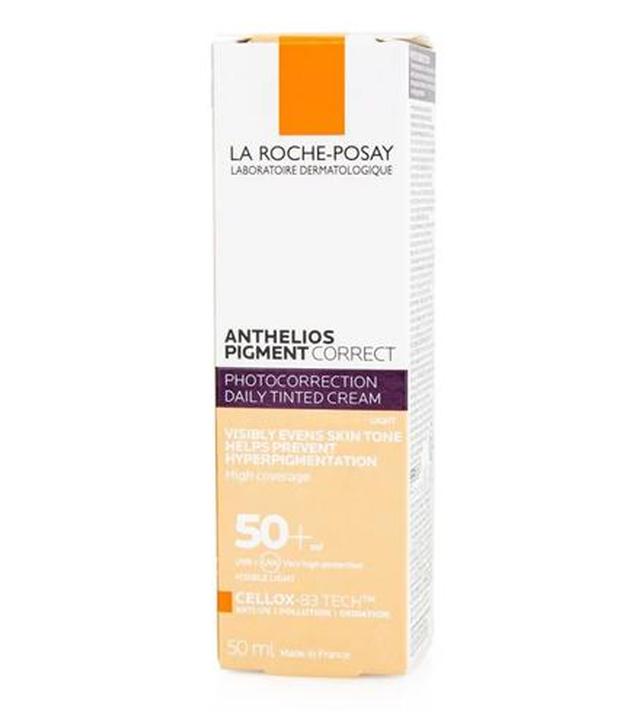 La Roche-Posay Anthelios Pigment Correct Krem barwiący SPF 50+, 50 ml - ważny do 2025-04-30