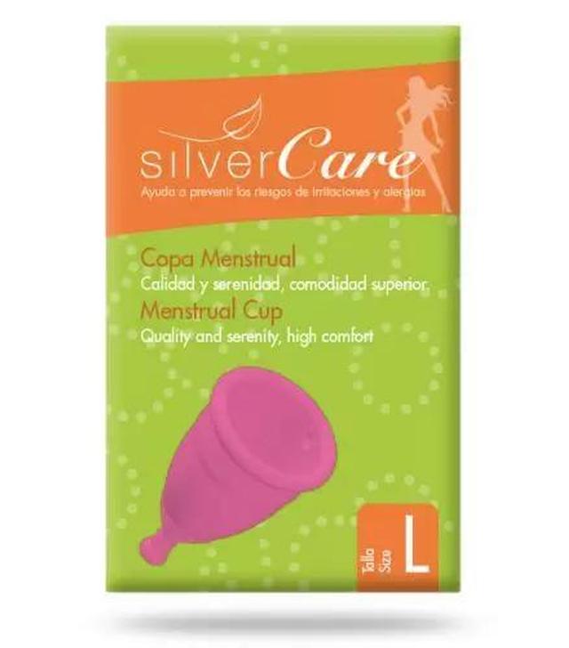 Masmi Silver Care, kubeczek menstruacyjny, rozmiar L, 1 sztuk