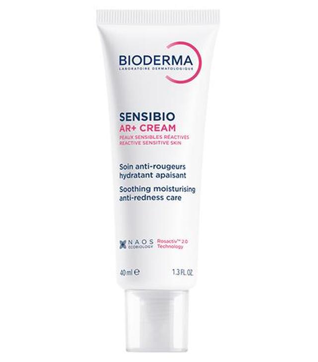 Bioderma Sensibio AR+ Cream Krem redukujący zaczerwienienia kojąco-nawilżający dla skóry wrażliwej, 40 ml