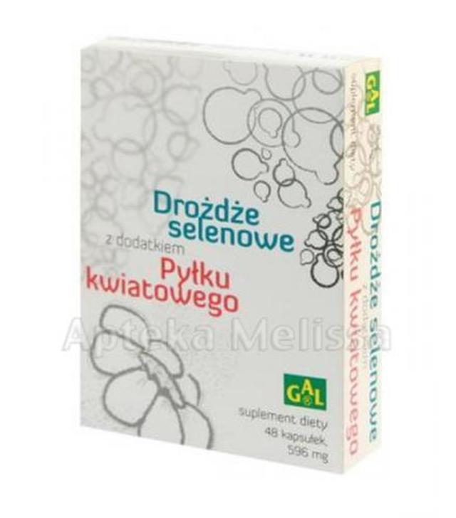 GAL DROŻDŻE SELENOWE Z dodatkiem pyłku kwiatowego - 48 kaps.