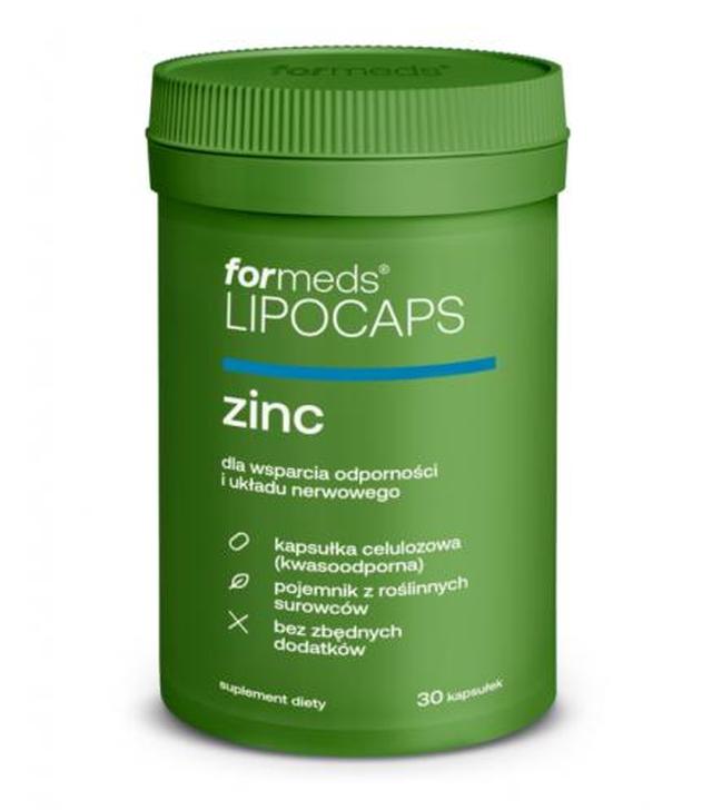 LIPOCAPS zinc, 30 kapsułek