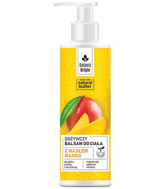 Botanic Origin Odżywczy balsam do ciała z masłem mango, 300 ml, cena, opinie, skład