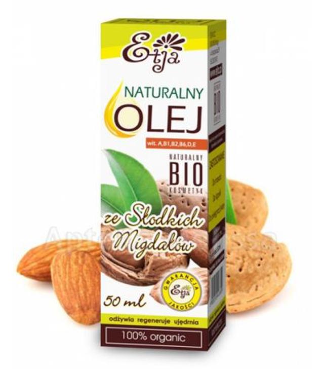 ETJA Naturalny olej BIO ze słodkich migdałów - 50 ml